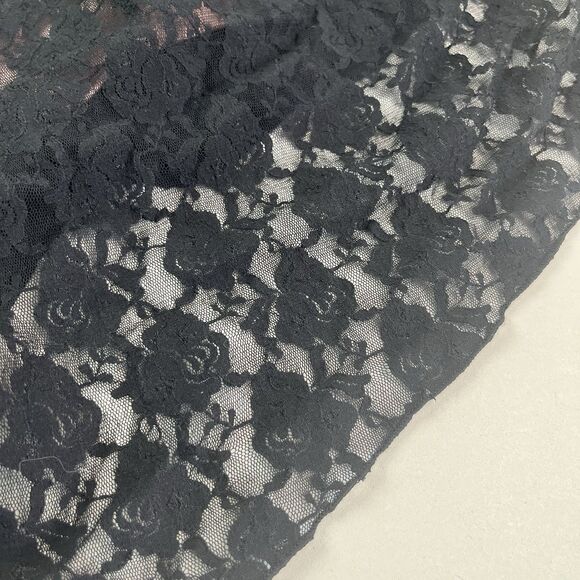 Vtg Wrapper Lace Asymmetrical Halter Dress XS Black Y2K Whimisgoth Fairy Grunge - Picture 11 of 13